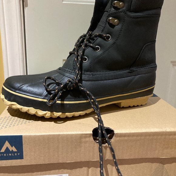 BRAND NEW MCKINLEY Men's Hexel II Duck Boots, Ankle, Winter, Waterproof, Insulat - Picture 4 of 4